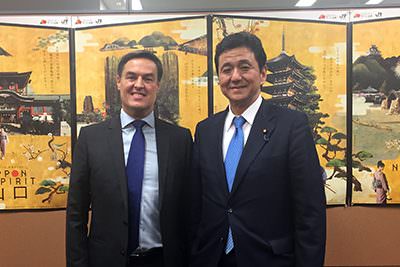 フェリックス・プラセンシア外務副大臣の訪日の写真